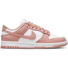 Nike Dunk Low Leather  Sneaker  Beyaz Pembe Spor Ayakkabı