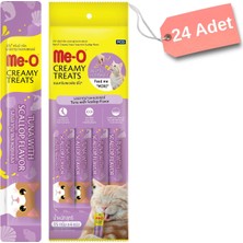Me-O Creamy Kedi Ödül Maması Deniz Tarağı ve Ton Balığı 24'lü 15 GR
