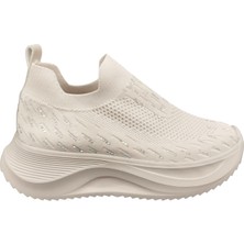 Ventes 679707Z Memory Foam Ortopedik Taban Günlük Kadın Triko Sneaker Ayakkabı