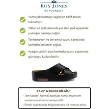 Roy Jones Kadın Ortopedik Anatomik Tabanlı Konfor Modeli Şık Rahat Günlük Topuklu Dışarı & Ev Içi Terliği