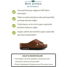 Roy Jones Kadın Ortopedik Anatomik Tabanlı Konfor Modeli Şık Rahat Günlük Topuklu Dışarı & Ev Içi Terliği