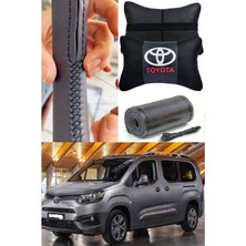 Toyota Proace City Dikmeli Direksiyon Kılıf Ithal Deri Ultra Esnek & 2'li Lüks Boyun Yastığı