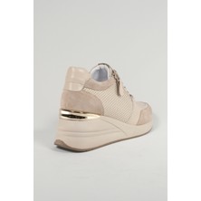 Claudette Bej Deri Kadın Sneakers,  Deri, Günlük Ayakkabı, Spor Ayakkabı 24221