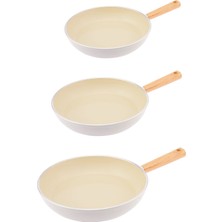 Swiss Crystal 3'lü Tava Seti 22-26-30 cm