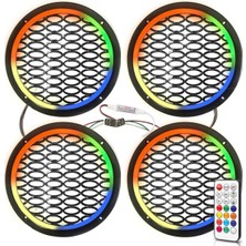 Midrange Kapağı Neon Pixel Ledli Animasyonlu 20CM 4 Adet