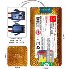 Robogil Anker Eufy Robovac 35C 3200MAH Therma Serisi Alev Geçirmez Kaplamalı Uyumlu Robot Süpürge Bataryası T.A3203BS-ANK-010