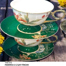 Roy King Federica 2'li Çay Fincanı