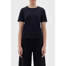 Les Benjamins Bisiklet Yaka  Pamuk Regular Fit T Shirt Bayan T Shirt LB23FWCLAFUTS