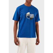 Les Benjamins Pamuklu Relaxed Fit Bisiklet Yaka T Shirt Erkek T Shirt LB24SSKISMUTS