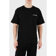 Les Benjamins Sırt Baskılı  Pamuk Relaxed Fit Bisiklet Yaka T Shirt Erkek T Shirt LB25SSUNLMUTS