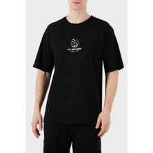 Les Benjamins Baskılı Relaxed Fit Pamuklu Bisiklet Yaka T Shirt Erkek T Shirt LB25SSUNLMUTS