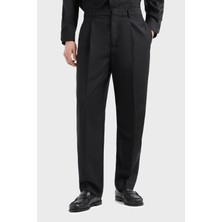Emporio Armani Hafif Yün Regular Fit Normal Bel Düz Paça Pantolon Erkek Pantolon EM001211 AF13821 UC001