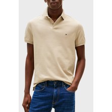 Tommy Hilfiger Streç Pamuklu Slim Fit Düğmeli Polo Yaka T Shirt Erkek Polo Yaka T Shirt MW0MW17770 Rbt