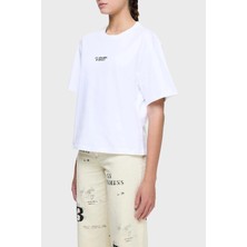 Les Benjamins Ön ve Arka Baskılı  Pamuk Regular Fit T Shirt Bayan T Shirt LB25SSUNLFUTS