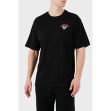 Les Benjamins Baskılı Relaxed Fit Pamuklu Bisiklet Yaka T Shirt Erkek T Shirt LB25SSUNLMUTS