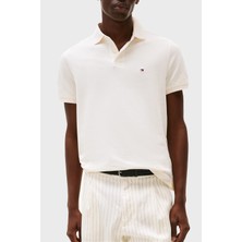 Tommy Hilfiger Streç Pamuklu Slim Fit Düğmeli Polo Yaka T Shirt Erkek Polo Yaka T Shirt MW0MW17770 Z00