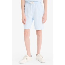 DeFacto Beli Lastikli Müslin Şort Erkek Çocuk Z5370A625HS