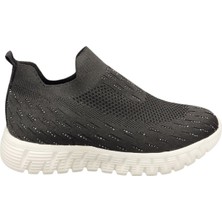 Ventes 679502Z Memory Foam Ortopedik Taban Günlük Kadın Triko Sneaker Ayakkabı