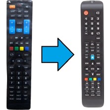 Tayfun Weston Led Tv Kumandası-Resimde Sağdaki Gönderilir