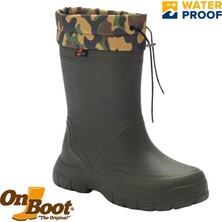 Onboot Onboot Eva Termal Hafif Su Geçirmez Kısa Bağlı Av Iş, Yağmur Bahçe Çizmesi 2006