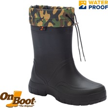 Onboot Onboot Eva Termal Hafif Su Geçirmez Kısa Bağlı Av Iş, Yağmur Bahçe Çizmesi 2006