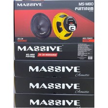 MS-M80 20CM Özel Seri Sarı Kasa 400WAT 175RMS Iki Adet Kapaksız Üründür