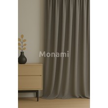 Lüks Gri Elegance Işık Geçirmez Karartma Perde