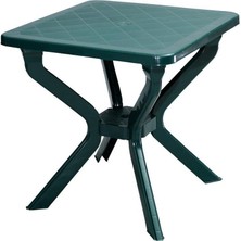 Omnipazar MT-GF235 Prima Isola Plastik Kare Bahçe Balkon Masa 70 x 70  cm