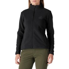 Kadın Renkli Tam Fermuarlı Kalın Outdoor Polar Ceket Renkli-Tam