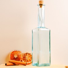 Mediterian Renkli 500 cc Yağ Şişesi, dayanıklı ve kullanışlı, beyaz renk, 1 parça