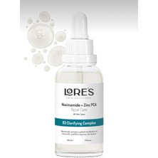 Lores Beauty Siyah Nokta, Leke Giderici, Niasinamid 5% Zinc Pca Serum 30ML