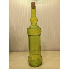 Mediterian 750 ml Yeşil ve Sarı Yağ Şişesi, şık ve kullanışlı tasarım, tek parça