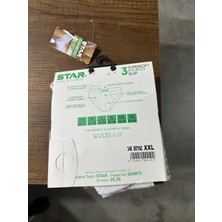 Star Erkek 3 Lü Boxer 348 Gri