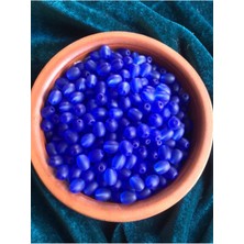 Flea Market 8mm Oval Cam Boncuk - Takı Boncuğu - 50 Adet -