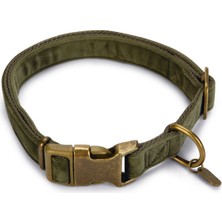 Beeztees Dbl Köpek Tasması, Kadife, Nefti, 48-70cm, 25mm