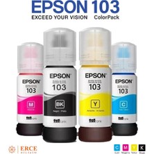 Epson 103 C13T00S64A L5296 Renkli Şişe Mürekkep Seti