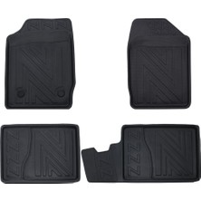 Renault Clio 2 1998-2005 Premium Havuzlu 5d Oto Paspas Takımı Tam Uyumlu