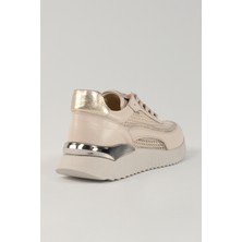 Eleonora Bej Deri Kadın Sneakers,  Deri, Günlük Ayakkabı, Spor Ayakkabı 25079