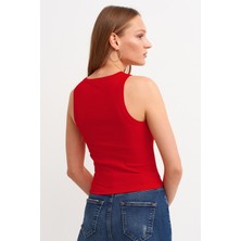Fitilli Halter Yaka Örme ATLET-LAV10003