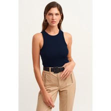 Fitilli Halter Yaka Örme ATLET-LAV10003