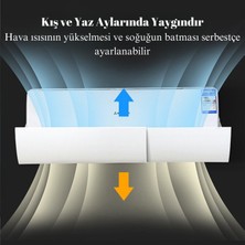 Tak Çıkar Ayarlanabilir Klima Hava Yönlendirici Siperlik Split Tipi Pratik Klima Aparatı