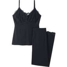Dantelli Cami Pijama Takımı