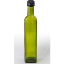 Mediterian 500 cc Yeşil Yağ ve Sirke Şişesi, 15'li Paket, Renk: Yeşil, Hacim: 500 ml