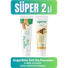 Agarta Doğal Diş Macunları(Misvak 100 ml + Propolis 100 ml + Bitki Özlü 100 Ml)