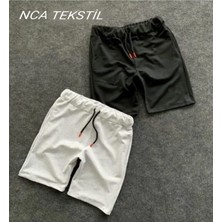 Şort Baskısız Ünisex Yazlık 2 Li Set Takım