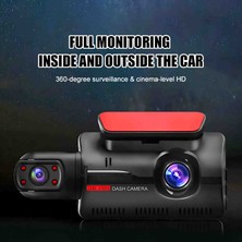 A68 Araç Kayıt Kamerası Trafic Recorder Full Hd 1080P 3 Inç Ekran Kabin ve Seyir