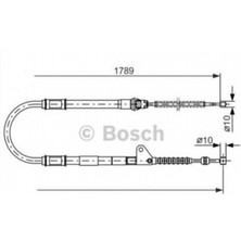 1987474550 Fren Ikaz Kablosu Ön Bmw 1 Serısı F20 F21 F30 F3