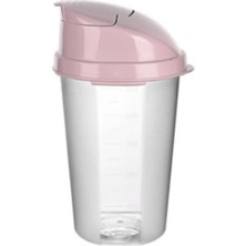 Mediterian Pembe sıvı yağlık, 500 ml, Bpa free, şık ve kullanışlı mutfak aksesuarı