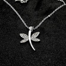 Zarifly Yusufçuk Figürlü Kolye – Zirkon Taşlı, Gümüş