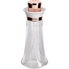 Mediterian Şeffaf Cam Yağlık, Rosegold Detaylı, Şık ve Kullanışlı Mutfak Aksesuarı